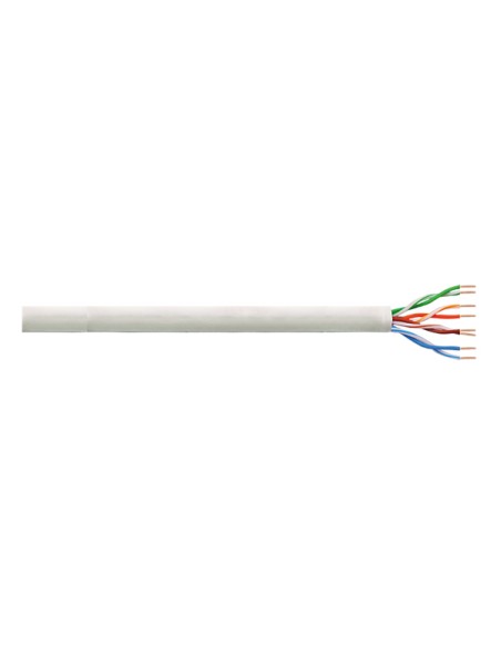 
LOGILINK CPV0035 Bobina CAT 6 U/UTP Flexible Gris, AWG24/7, 100 metros, CCA