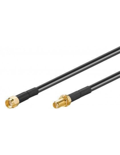 
Cable antena WLAN extension - RP-SMA macho RP-SMA hembra 10m