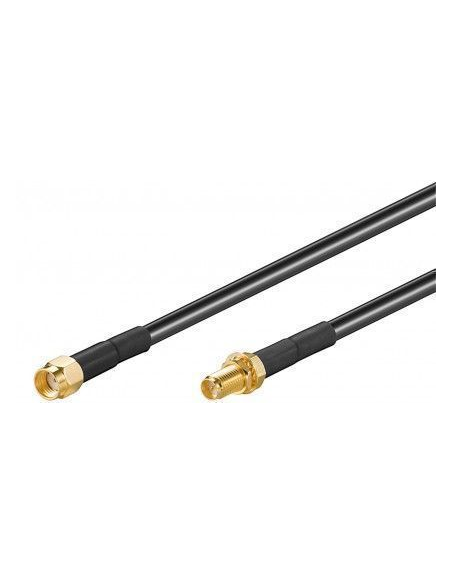 
Cable antena WLAN extension - RP-SMA macho RP-SMA hembra 10m