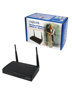 Modem Router ADSL WLAN 802.11 b/g/n Anexo A Logilink 2