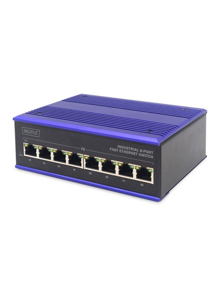
DN-650106 DIGITUS - Switch  8 Port Industrial Fast Ethernet