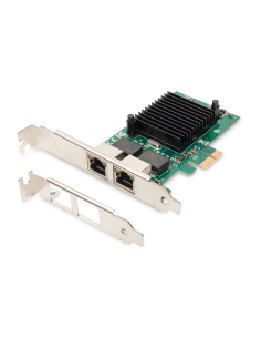 
Tarjeta PCI Express 2 port Giga Lan   (Incl. Low Profile)