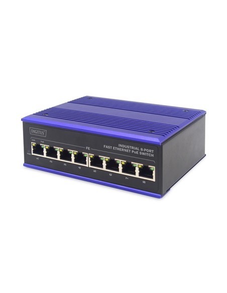
DN-650108 DIGITUS - Switch  8 Port Industrial Poe Ethernet
