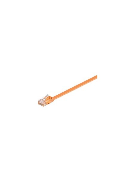 
96409 Cable CAT6 Plano  U/UTP AWG 32/7 CU Naranja 1.5m
