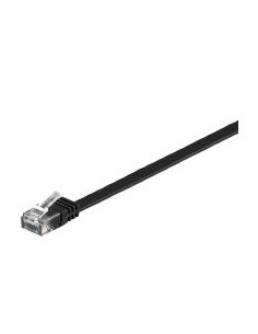 
Cable CAT6 Plano  U/UTP AWG 32/7 CU  Negro 2 m