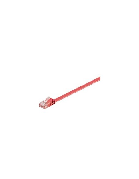 
96412 Cable CAT6 Plano  U/UTP AWG 32/7 CU Rojo  2m