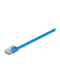 Cable CAT6 Plano     U/UTP AWG 32/7 CU Azul      5m