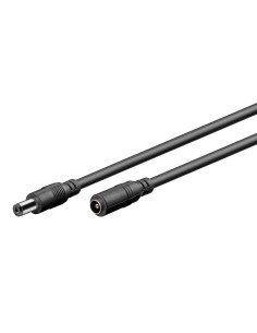 
71401 GOOBAY - Cable de extension DC 5.50 x 2.50 mm  3 metros Macho Hembra