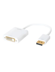 
Adap.4K ACTIVO Displayport-Macho a DVI Hembra (24+5) 15Cm 
Blister