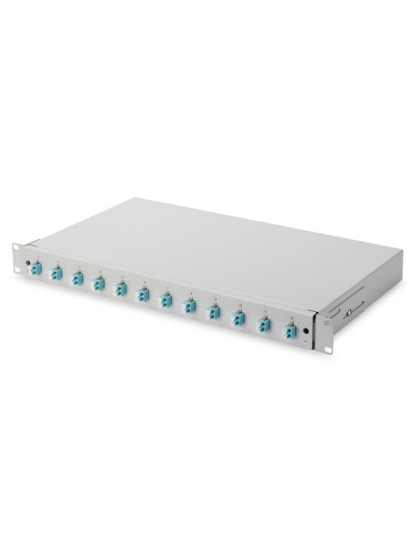 
DN-96331/3 DIGITUS Caja F.O. Equipada 12xLC, cassette de Latiguillos OM3