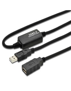 
DA-73100-1 Cable extensor Amplificador USB de  10m USB 2.0 Activo Macho Hembra DIGITUS