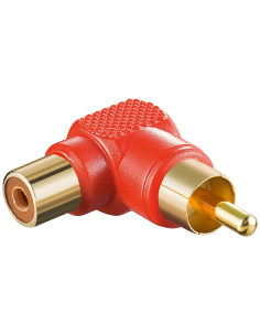 
Adaptador RCA Macho a RCA Hembra Rojo Codo 
Item: 11686
EAN: 4040849116865 
Packing units: 10 / 100 / 500 / 1000
