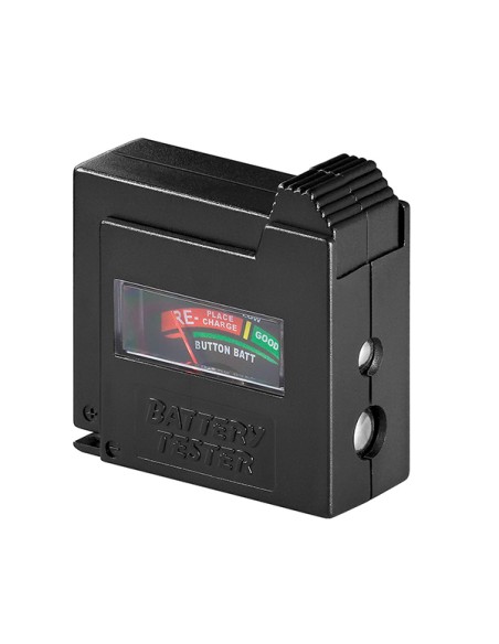 
54020 GOOBAY - Tester de pilas AAA, AA, 9V  Goobay
Goobay 54020 Probador de batería para AAA, AA, C, D, 9 V, N y células de 