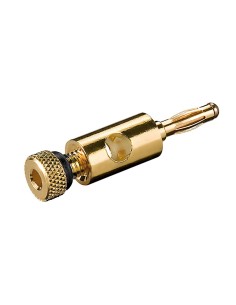 
11683 Conector  BANANA 4mm Macho  NEGRO Conex. Tornillo 