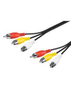 
Cable Audio-Video COMPUESTO 3 RCA Macho a 3 RCA Macho 1,5 m