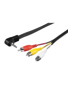 
Cable Audio y Video 3.5" 4 pin Macho a 3 RCA Macho 1.5 m. blister