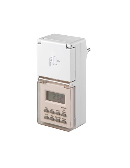 
51301 GOOBAY Programador electrico digital  IP44 interior exterior