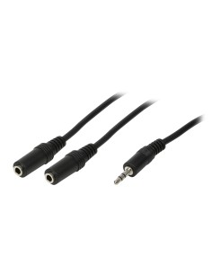 
CA1046 Adaptador 3,5 mm M 3-pin ST a 2x3,5 mm H 3-pin ST 0,20 m