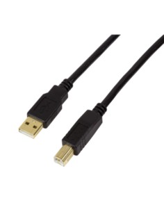 
UA0236 Cable USB 10m USB 2.0 A-M B-M Negro Amplificado Logilink