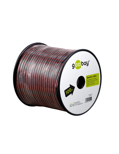 
Bobina de cable Bicolor 2x0.75mm de 100m Rojo Negro