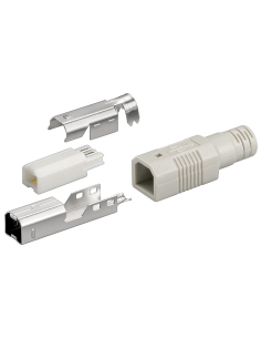Conector USB B Macho Soldar  