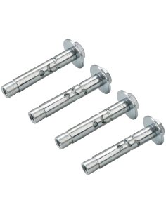 
67299 GOOBAY - Anclaje de pared M8, 10x70 mm - 4 piezas Arandela  16mm ** Ultimas Unidades ***