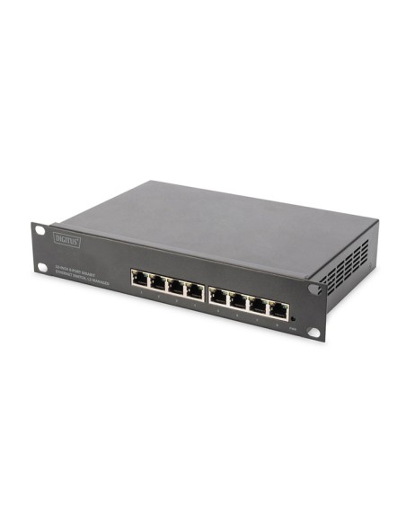 
DN-80117 DIGITUS - Switch  8 puertos Gigabit 10" L2+ Managed  DIGITUS