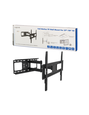 
Brazo articulado soporta hasta 37-70" 50 Kg LogiLink