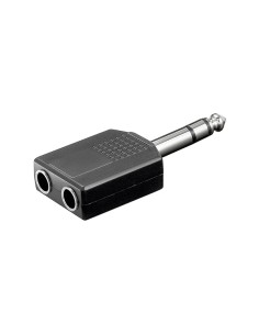 
Adaptador 6,3mm M 3-pin ST a 2x6,3mm H 3-pin ST (minimo 10 unidades)