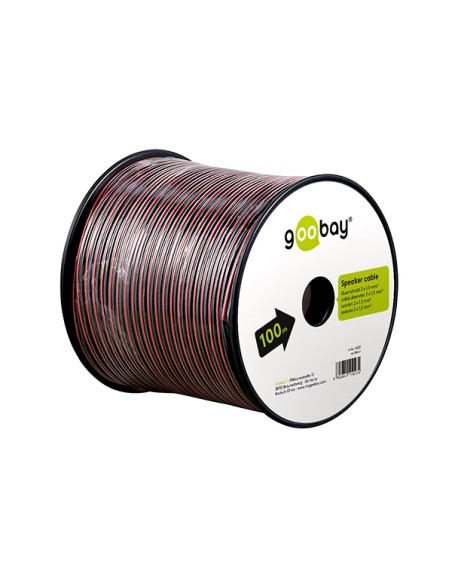 
Bobina de cable Bicolor 2x1,50mm de 100m Rojo Negro