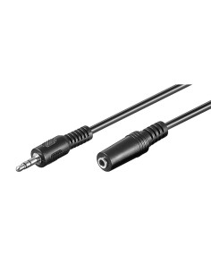 
cable audio jack 3,5" Macho a jack 3,5" Hembra. 5m 