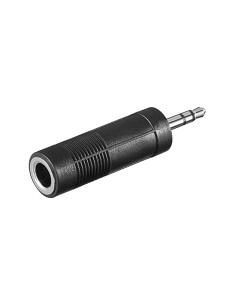 
Adaptador Jack 6.3 mm st  Hembra a Jack 3.5 mm Macho st