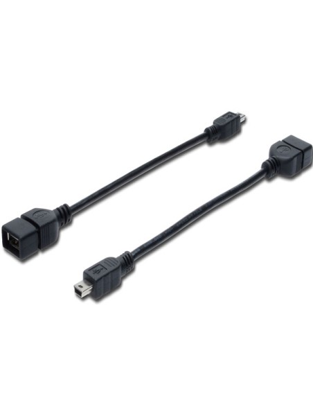 

Cable adaptador OTG Mini-USB Macho a USB A Hembra
