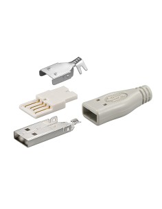 
Conector USB A Macho Soldar  