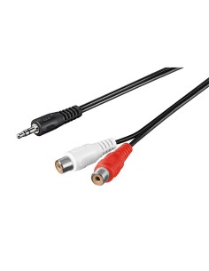 
Cable 3,5" St Macho a 2 RCA Hembra  1.5 m