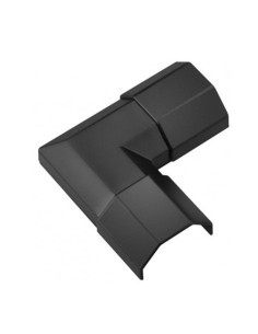 
Canal de Aluminio Negro 33 mm Codo 90º  Goobay