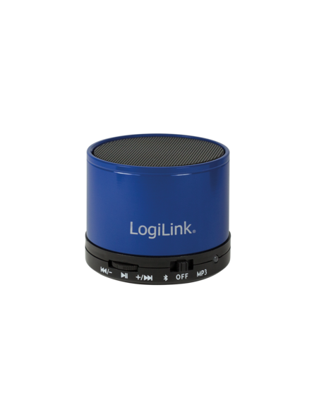 
SP0051B Altavoz Bluetooth 1x3w con Lector Micro SD y Repro. MP3  Azul Logilink