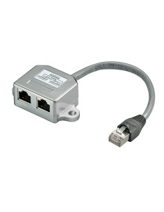 
Adaptador Separador de Pares Ethernet+ ISDN 1M-2H RJ45 Cat5e
