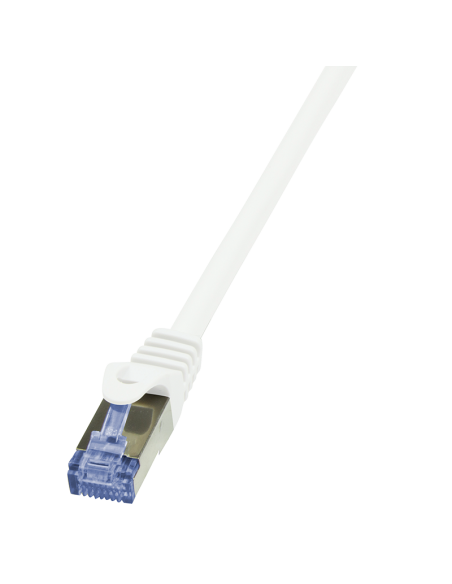 Latiguillo 15m Blanco  Cat 6A S-FTP LSZH PiMF