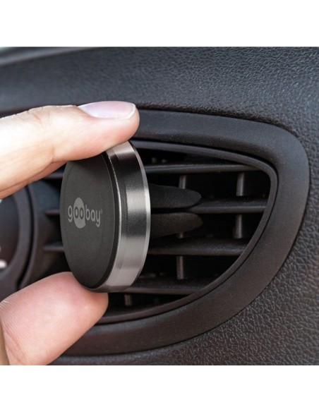 
38685 GOOBAY - Soporte universal Magnetico Coche Camión Negro Goobay