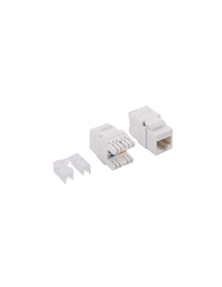 
LG-NK4005 LOGILINK Conector Hembra KeyStone UTP  Cat6 Blanco Logilink
Recto 180º