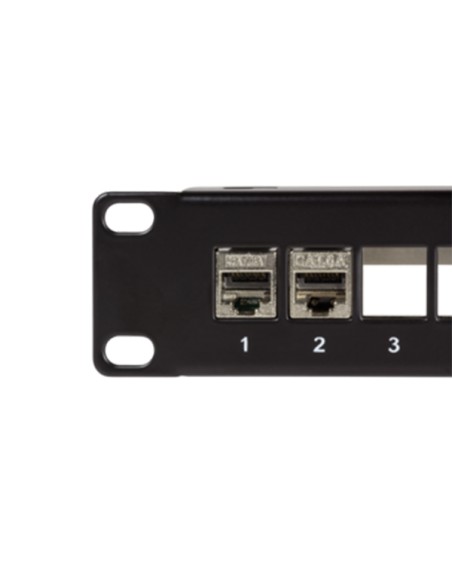 
Panel 19" 24 puertos modular 1U negro  Logilink