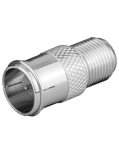 
11370 GOOBAY - Adaptador F:  F Macho Quickfix F hembra