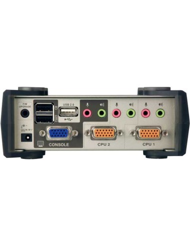 

Conmutador KVM ATEN USB y PS2 de 2 puertos VGA y audio
