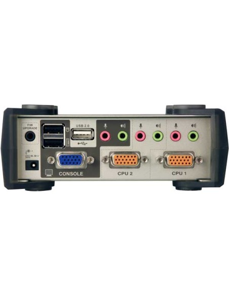 

Conmutador KVM ATEN USB y PS2 de 2 puertos VGA y audio