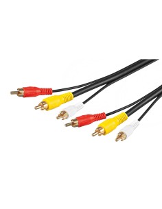 
Cable Audio-Video 3 RCA Macho a 3 RCA Macho 1,50m.
