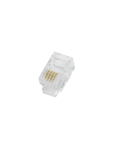 
Conector Telefonia  RJ10 4/4 (1 unidad)
Conector Telefonia  RJ9 4/4 (1 unidad)

Packing units:
10 / 100 / 1000 / 8000
