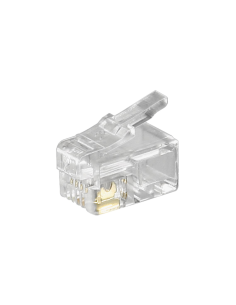 
Conector Telefonia  RJ10 4/4 (1 unidad)
Conector Telefonia  RJ9 4/4 (1 unidad)

Packing units:
10 / 100 / 1000 / 8000
 2