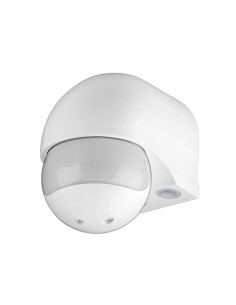
Sensor de movimiento180 ° detection, 12 m range, outdoor use (IP44), suitable for LEDs    Exterior e Interior. Color Blanco.  2