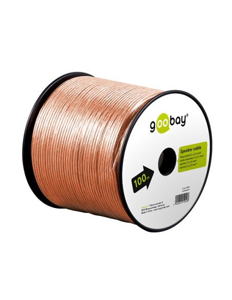 
Bobina de cable Transparente 2x2,5 mm² de 100m